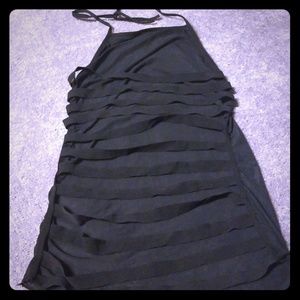 Sexy backless strappy lingerie nightie